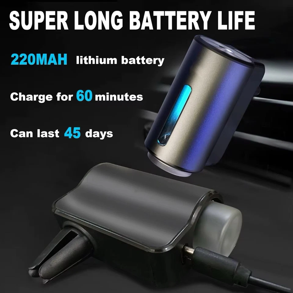 USB Car Essential Oil Diffuser β Rechargeable Air Freshener, 3 Modes - Image 9